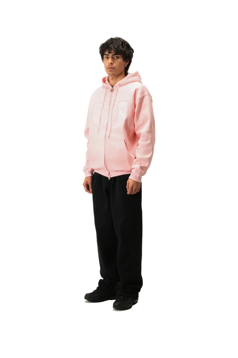 Embroidered Logo Hoodie Zip