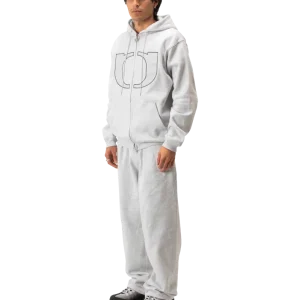 Embroidered Logo Hoodie Zip