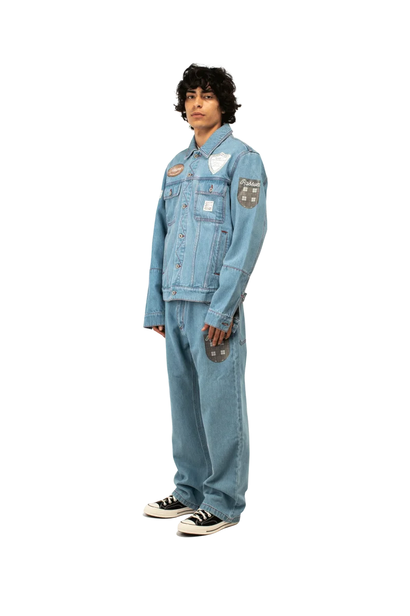 Varsity Denim Jacket