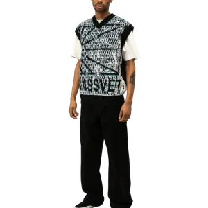 Mesh Camo Sleeveless Jumper Knit