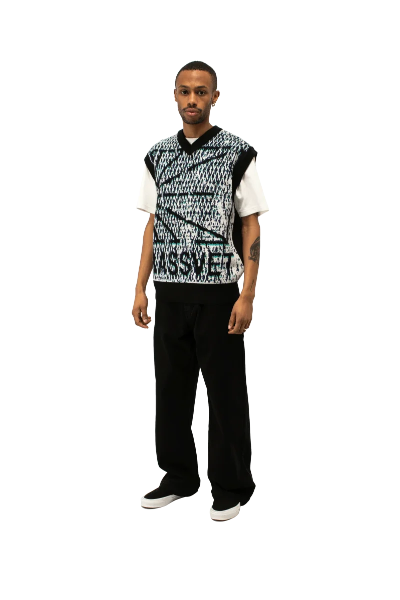 Mesh Camo Sleeveless Jumper Knit - immagine 2