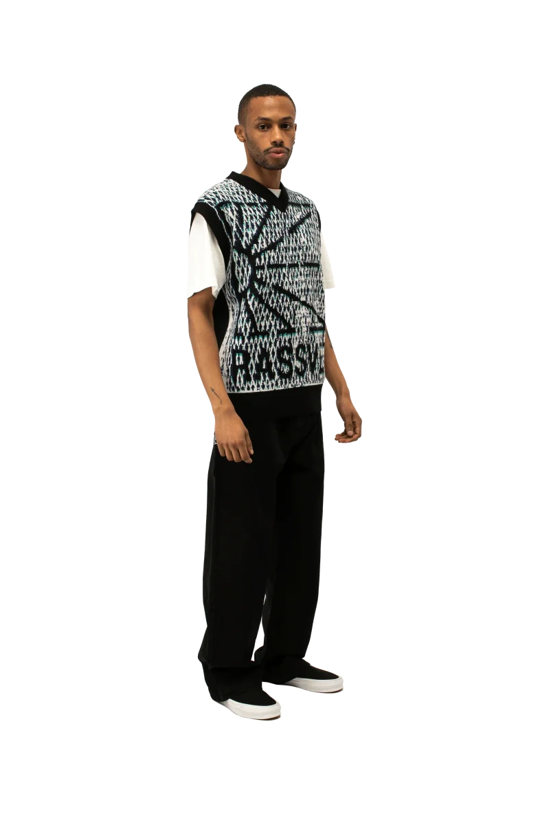 Mesh Camo Sleeveless Jumper Knit - immagine 3