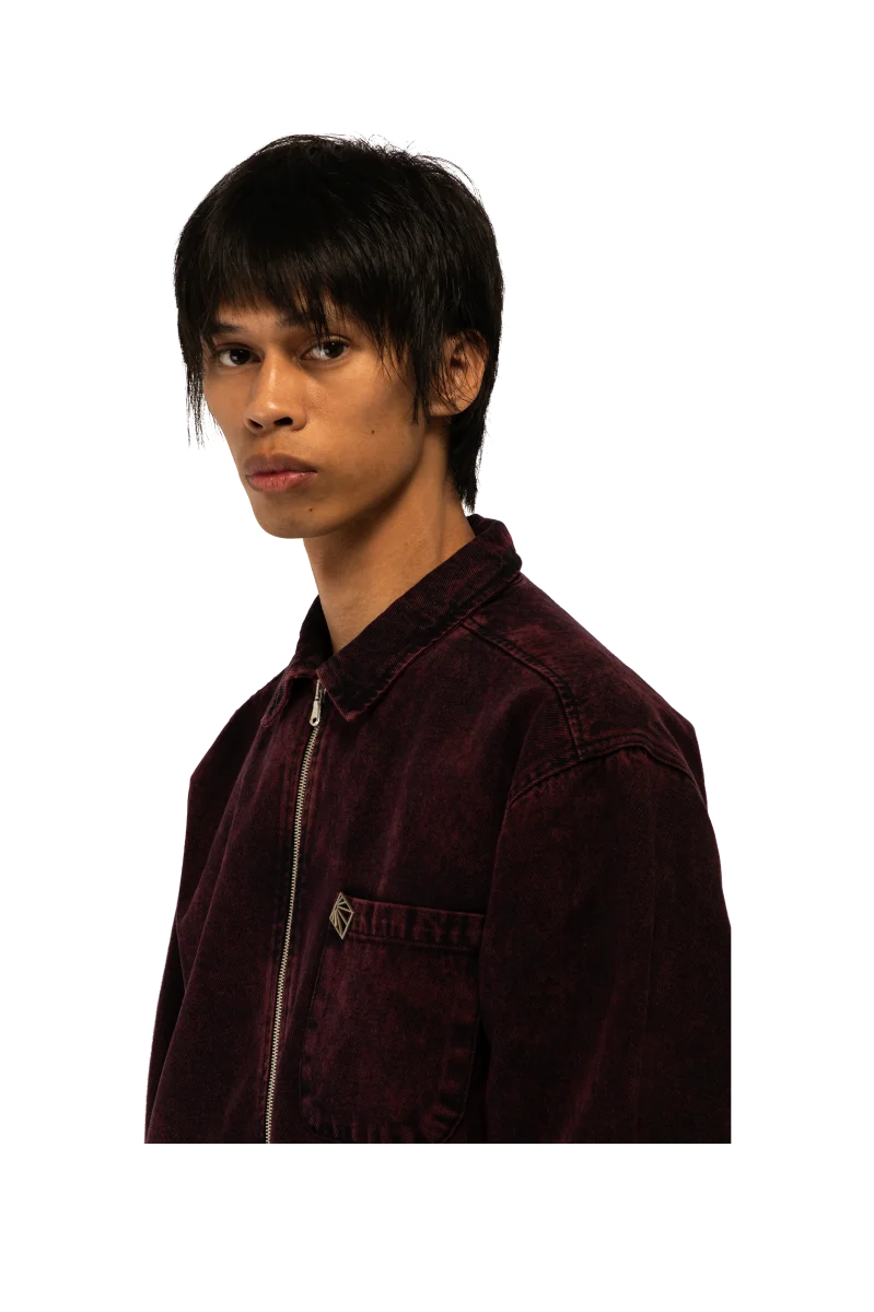 Acid Wash Denim Overshirt Woven - immagine 5