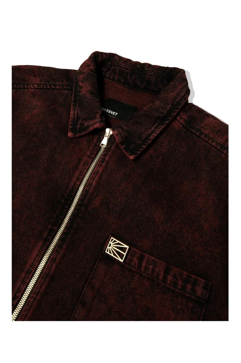 Acid Wash Denim Overshirt Woven - immagine 7