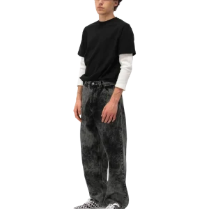 Acid Wash Carpenter Work Denim Pant Woven