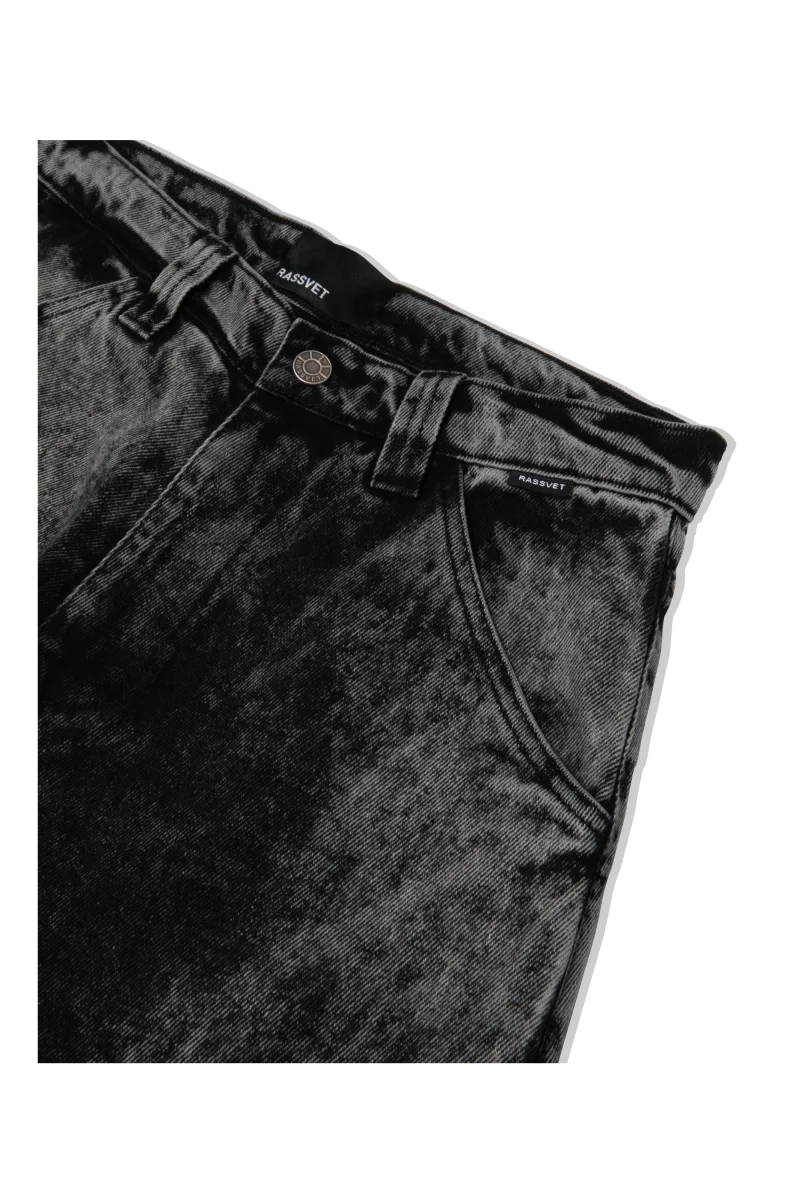 Acid Wash Carpenter Work Denim Pant Woven - immagine 6