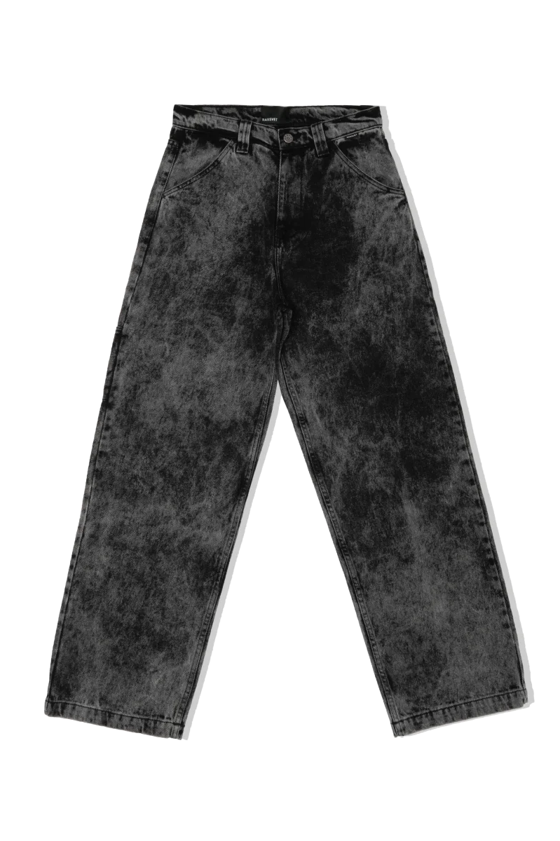 Acid Wash Carpenter Work Denim Pant Woven - immagine 7