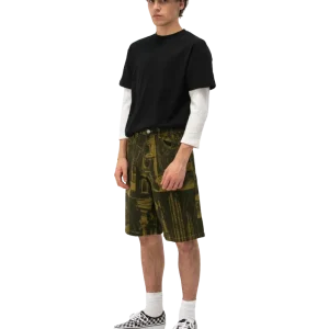 Castle Printed Denim Short Woven
