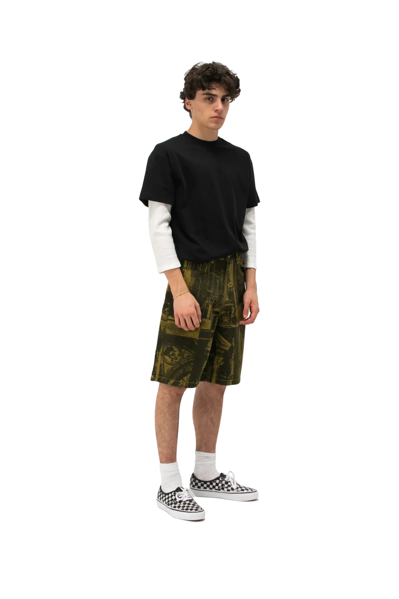 Castle Printed Denim Short Woven - immagine 3