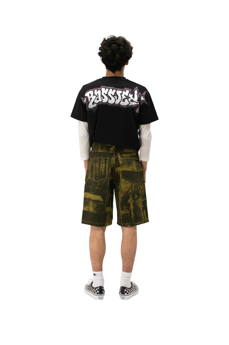 Castle Printed Denim Short Woven - immagine 4