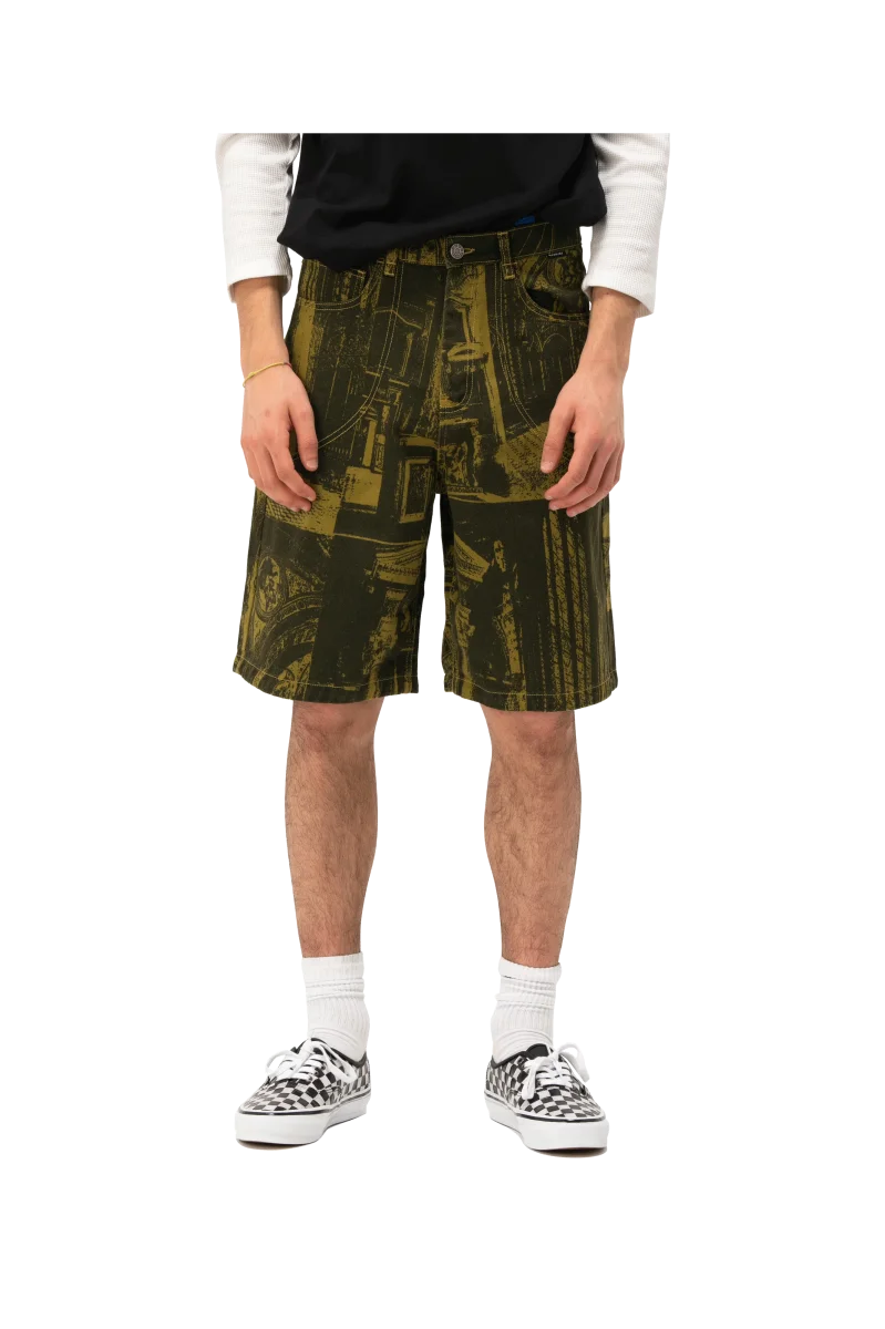 Castle Printed Denim Short Woven - immagine 8