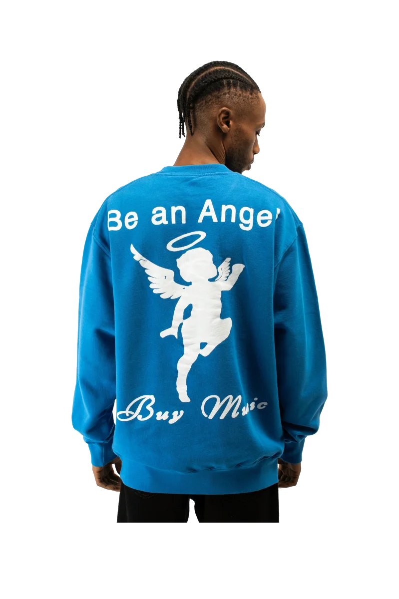 "Be An Angel Buy Music" Crewneck - immagine 6