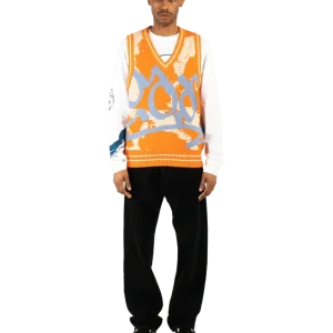 Patina V Neck Knitted Vest