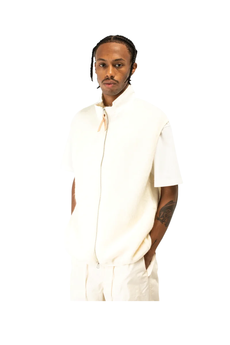 Zip-Up Mohair Vest - immagine 5