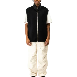 Zip-Up Mohair Vest