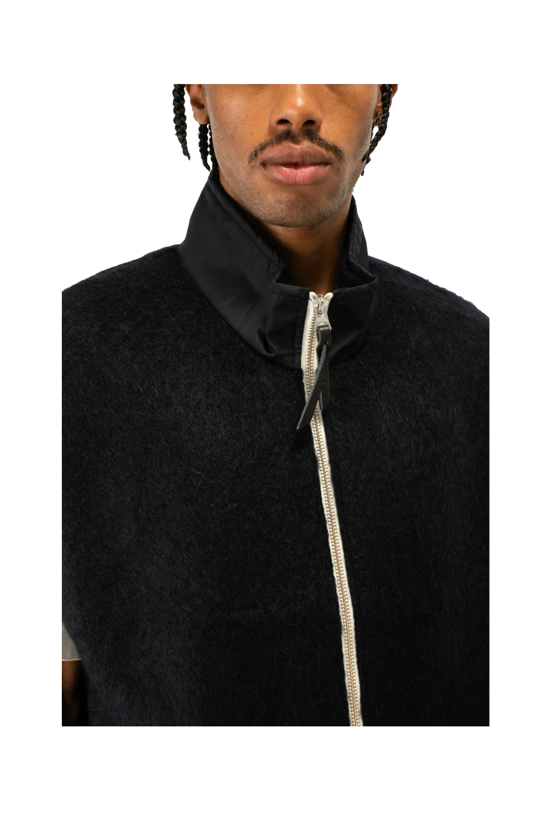 Zip-Up Mohair Vest - immagine 6