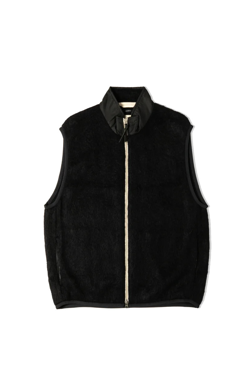 Zip-Up Mohair Vest - immagine 9