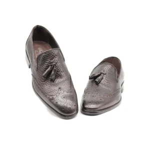 Scarperia Italiana mocassino stampa pitone