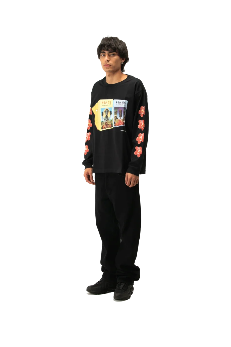 Cassette Tape Long Sleeve Printed T-Shirt