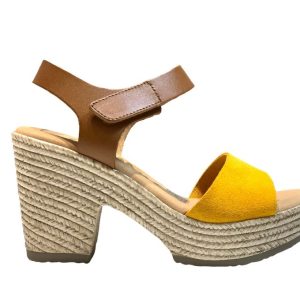 Sandalo donna fascia mostaza “Adoracion” – oh! my sandals